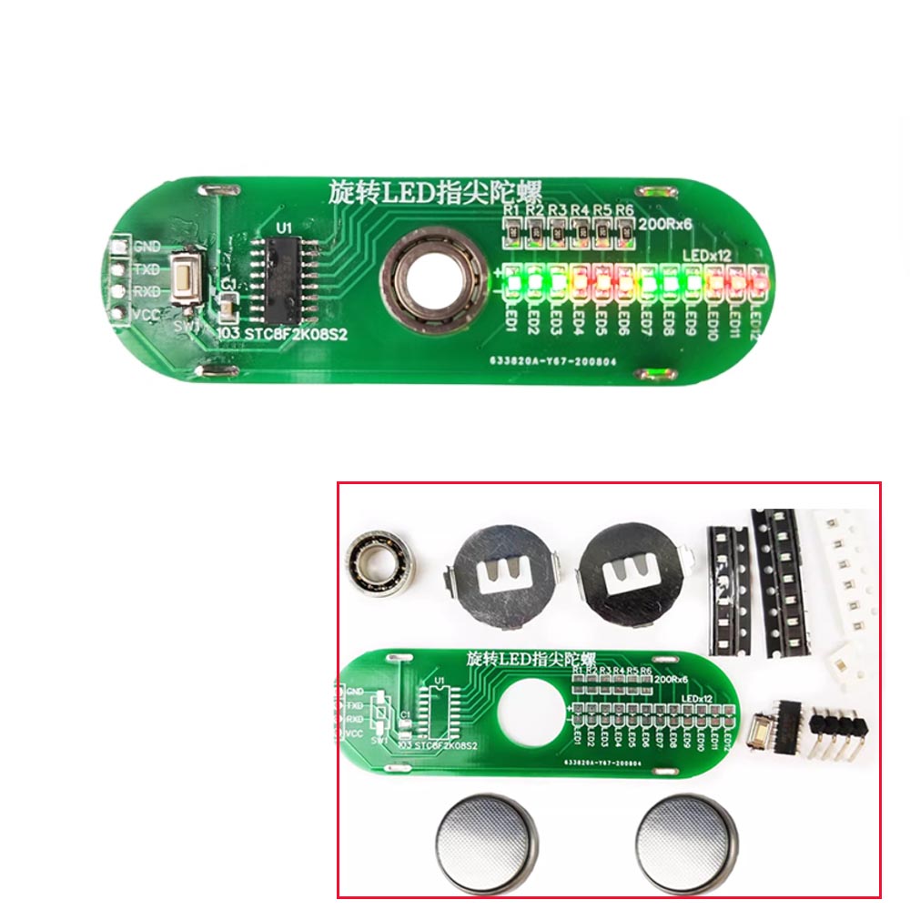 Diy Electronics Learning Kit - DIY ชุดบัดกรีอิเล็กทรอนิกส์ปั่นด้านบน SMD การประสาน โครงการฝึกวงจรการเรียนรู้