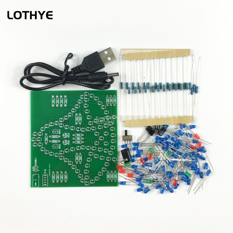 DC 3-5V LED Light Swing Wind C - Diy Electronics Project Kit บทวิจารณ์และราคา