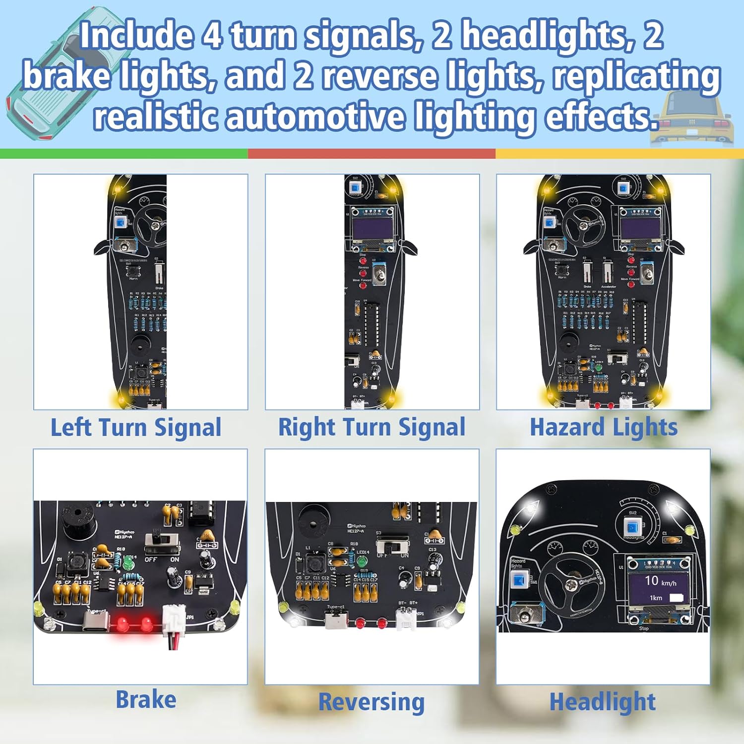 ชุดอุปกรณ์จำลองการขับรถ DIY พร - Diy Electronics Learning Kit บทวิจารณ์และราคา