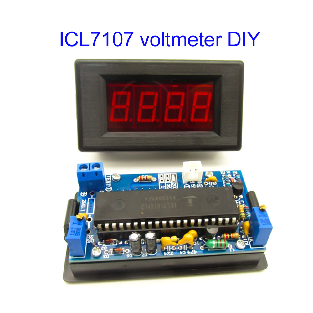 ชุดอุปกรณ์วัดแรงดันไฟฟ้า ICL71 - Diy Electronics Project Kit บทวิจารณ์และราคา