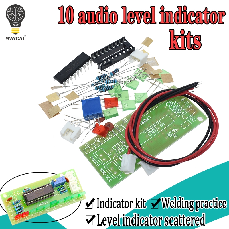 LM3915 DC 9V-12V ชุดอุปกรณ์วิเ - Diy Audio Electronics Kit บทวิจารณ์และราคา