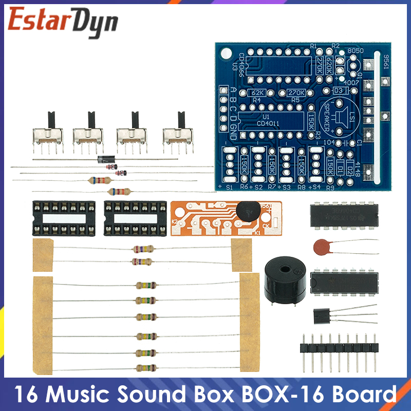 กล่องเสียงดนตรี 16 เสียง BOX-1 - Diy Electronics Learning Kit บทวิจารณ์และราคา