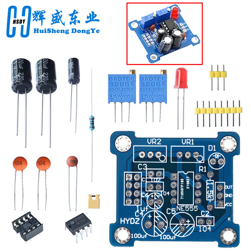 NE555 เครื่องกําเนิดพัลส์ Puls - Diy Audio Electronics Kit บทวิจารณ์และราคา