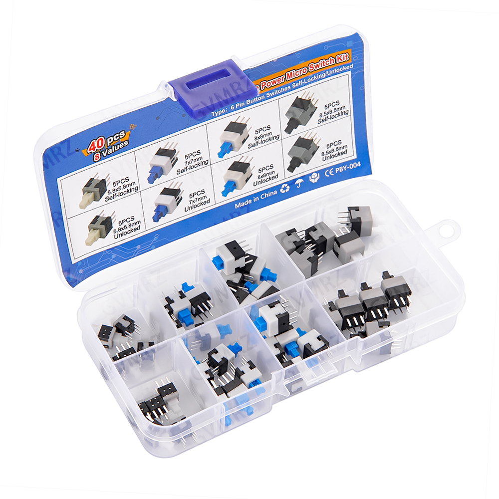 ชุดไมโครสวิตช์แบบกด 8 ค่า 40 ช - Diy Electronics Project Kit บทวิจารณ์และราคา